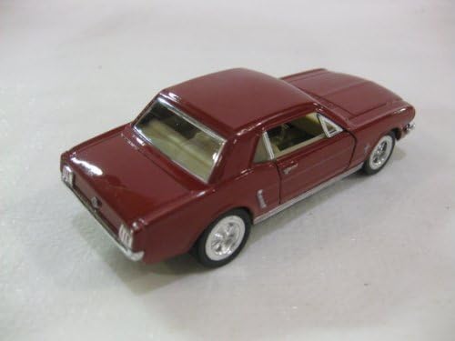 1964 1/2 Ford Mustang In Red Diecast 1:36 Scale By Kinsmart