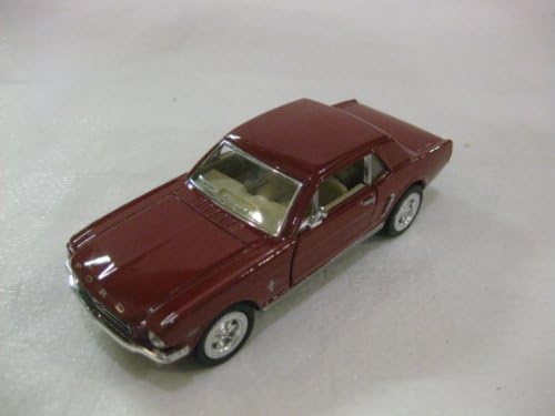 1964 1/2 Ford Mustang In Red Diecast 1:36 Scale By Kinsmart