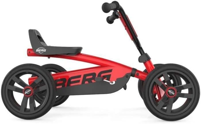 BERG Pedal Kart Buzzy Red | Pedal go Kart, Ride on Toys for Boys and Girls, Go Kart, Toddler Ride on Toys, Outdoor Toys, Go cart for Ages 2-5 Years