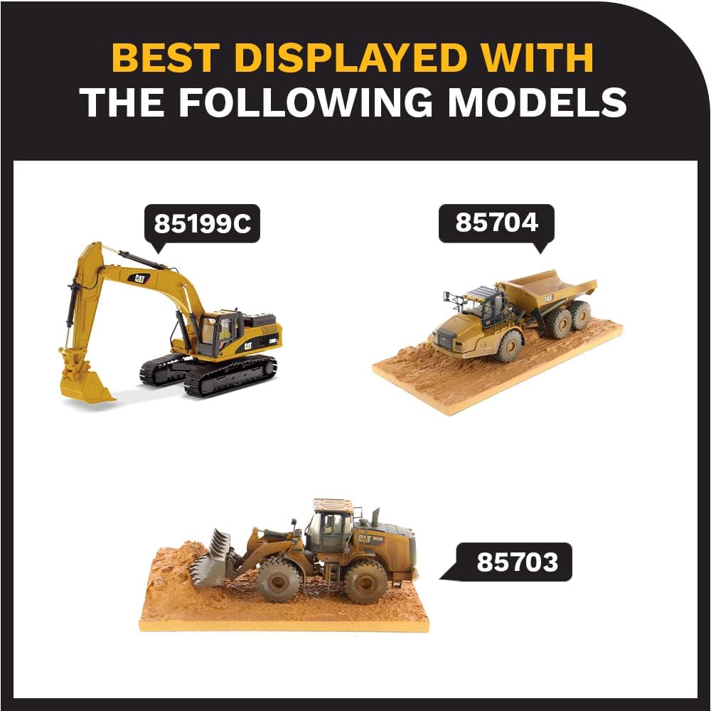 Diecast Masters Caterpillar CT660 Day Cab Tractor  XL120 Lowboy Trailer, Core Classics Series Cat Trucks  Construction Equipment | 1:50 Scale Model Diecast Collectible | Diecast Masters Model 85503C