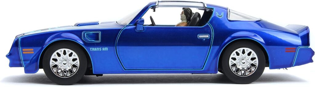 Jada Toys Hollywood Rides It Chapter Two Pennywise  Henry Bowers Pontiac Firebird, 1: 24 Blue Die-Cast Vehicle with 2.75 Die-Cast Figure