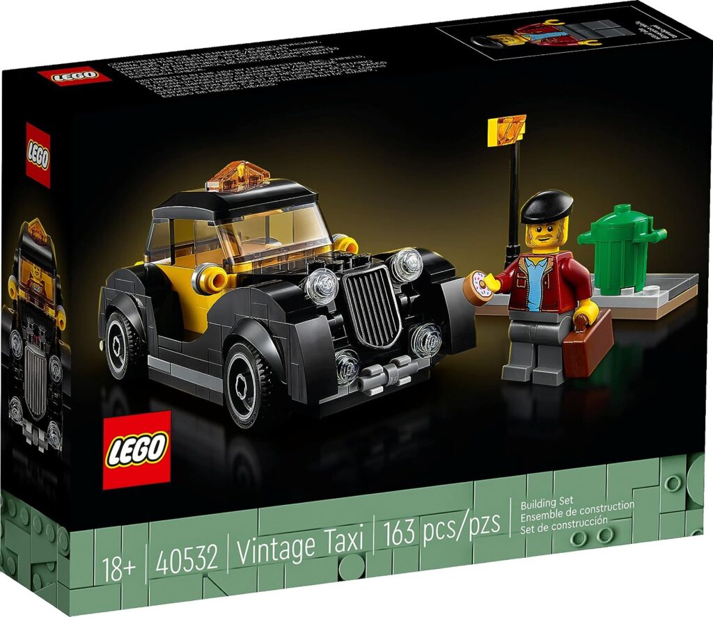 Lego Vintage Taxi 40532 Exclusive Building Set