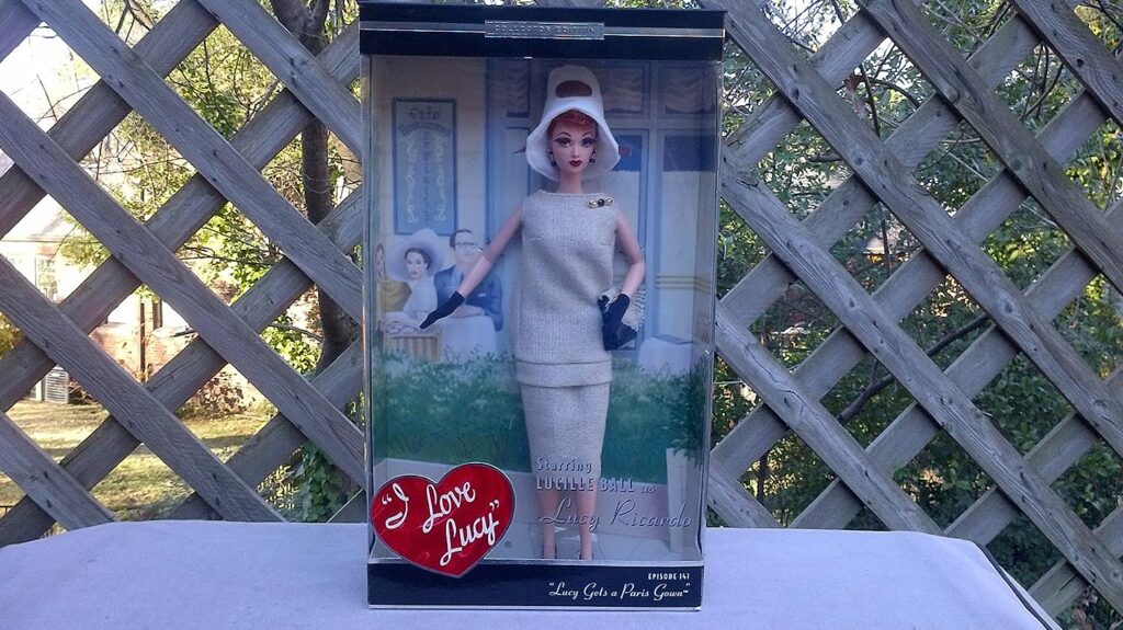 Mattel Barbie 2003 Timeless Treasures Collectible Doll - I Love Lucy - Lucy Gets a Paris Gown