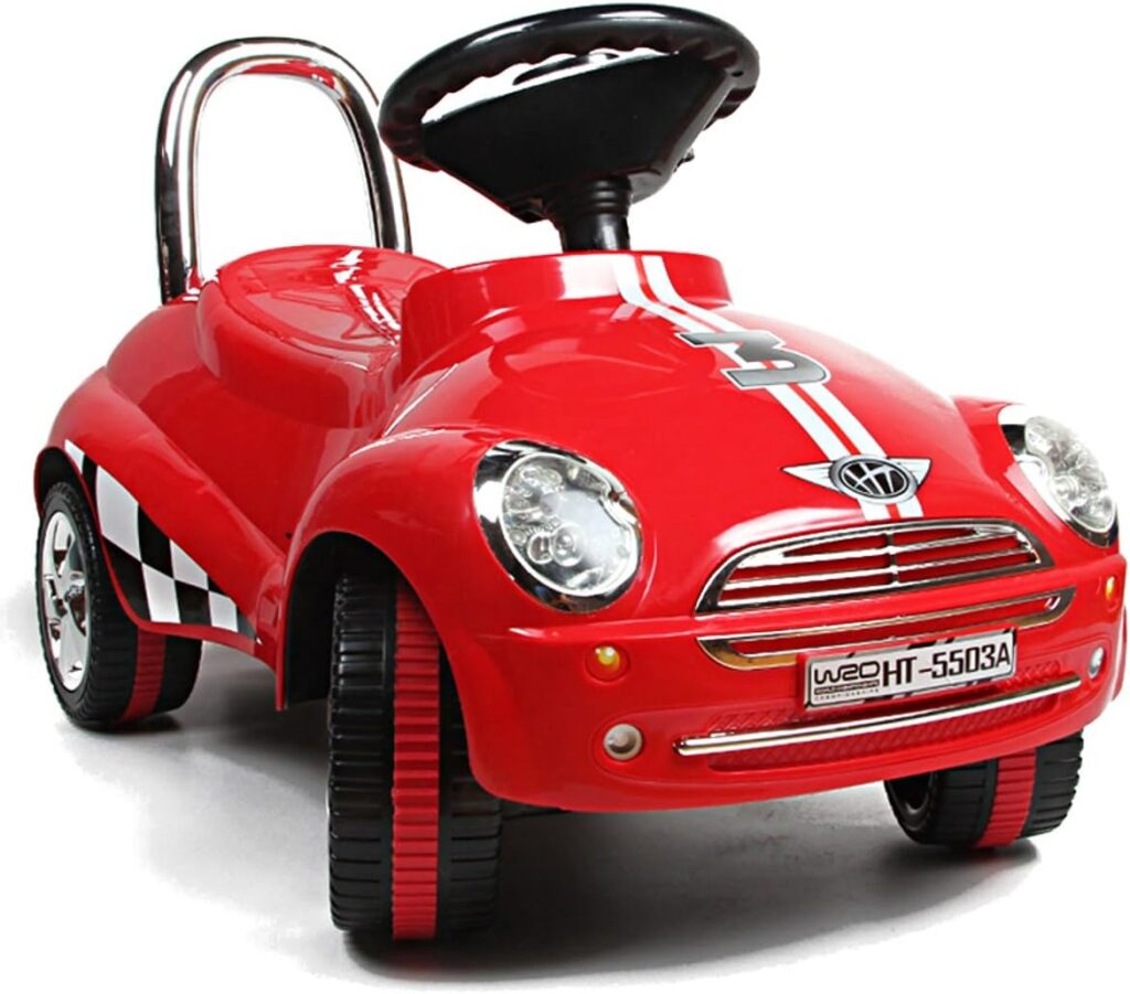 Red Ride On Car Toy Gliding Scooter with Sound  Light by Unknown