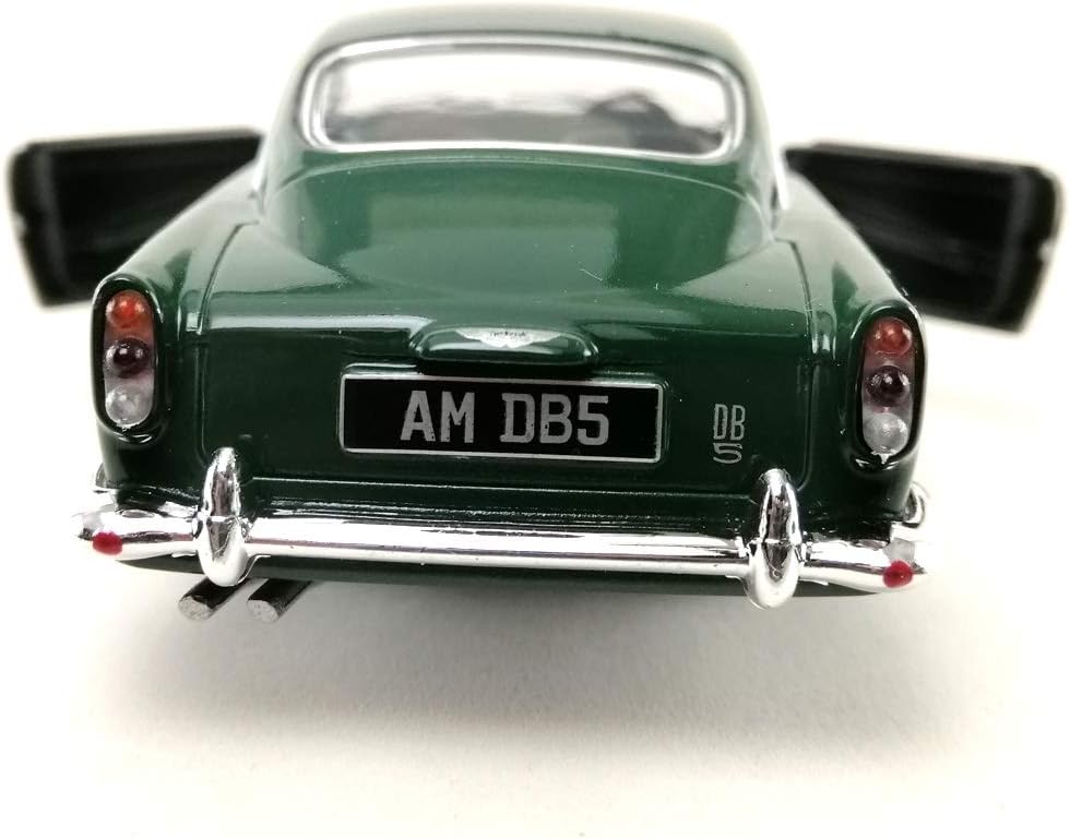 Sport Racing Classic Model Car Die-Cast 1:38 1963 Aston Martin DB5 Green Color Toy Collection Pull Back Open Door Hobby Collectible,unisex