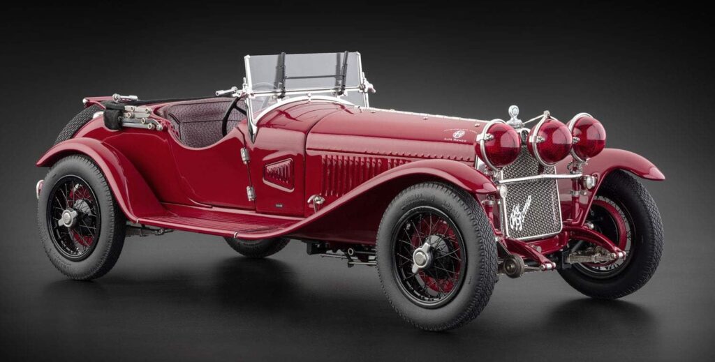 CMC-Classic Model Cars Alfa Romeo 6C 1750 Gran Sport 1930 1:18 Scale Detailed Assembled Collectible Historic Antique Vehicle Replica