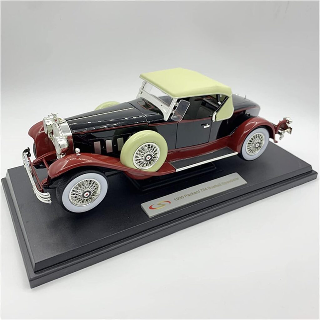 Scale Model Vehicles Boutique 1 18 Fit for Packard 734 1930 Simulation Diecast Classic Car Model Adult Collection Souvenir Ornaments Static Collectible Toy Cars